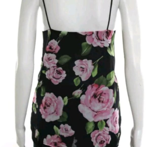 Wishful thinking floral scoop neck tank cami shirt - Picture 3 of 3